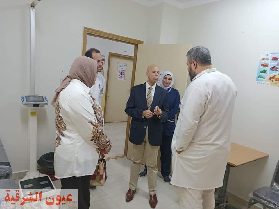 مسعود يتفقد أعمال تطوير مستشفى ديرب نجم لإفتتاحها