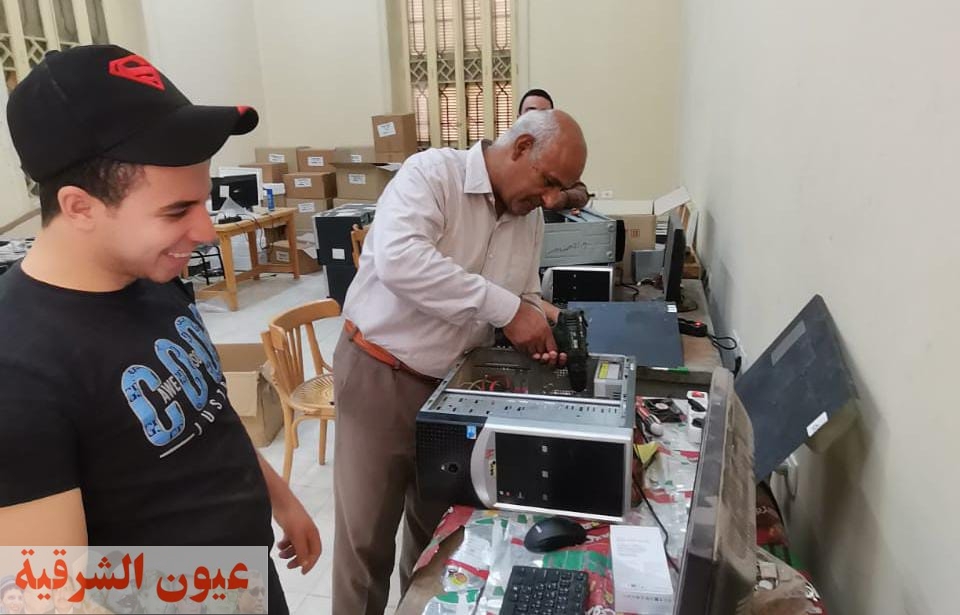 تفعيل ورش صيانة أجهزة الحاسب الآلي بمنطقة الشرقية الأزهرية