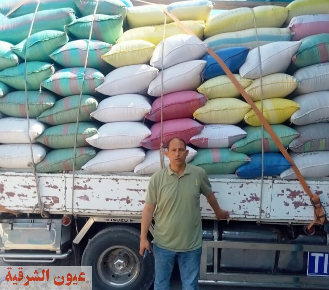 تموين الشرقيه: يضبط 5 طن أرز قبل بيعها في السوق السوداء بصان الحجر