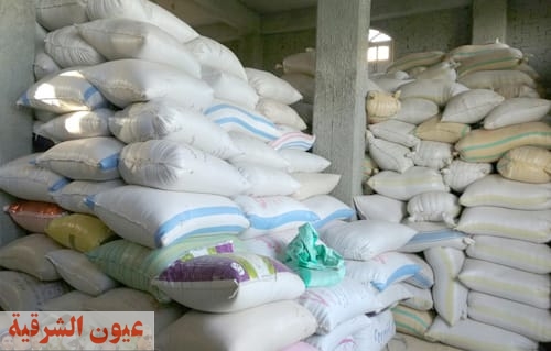 تموين الشرقيه: يضبط 40 طن أرز قبل بيعها في السوق السوداء بـ فاقوس