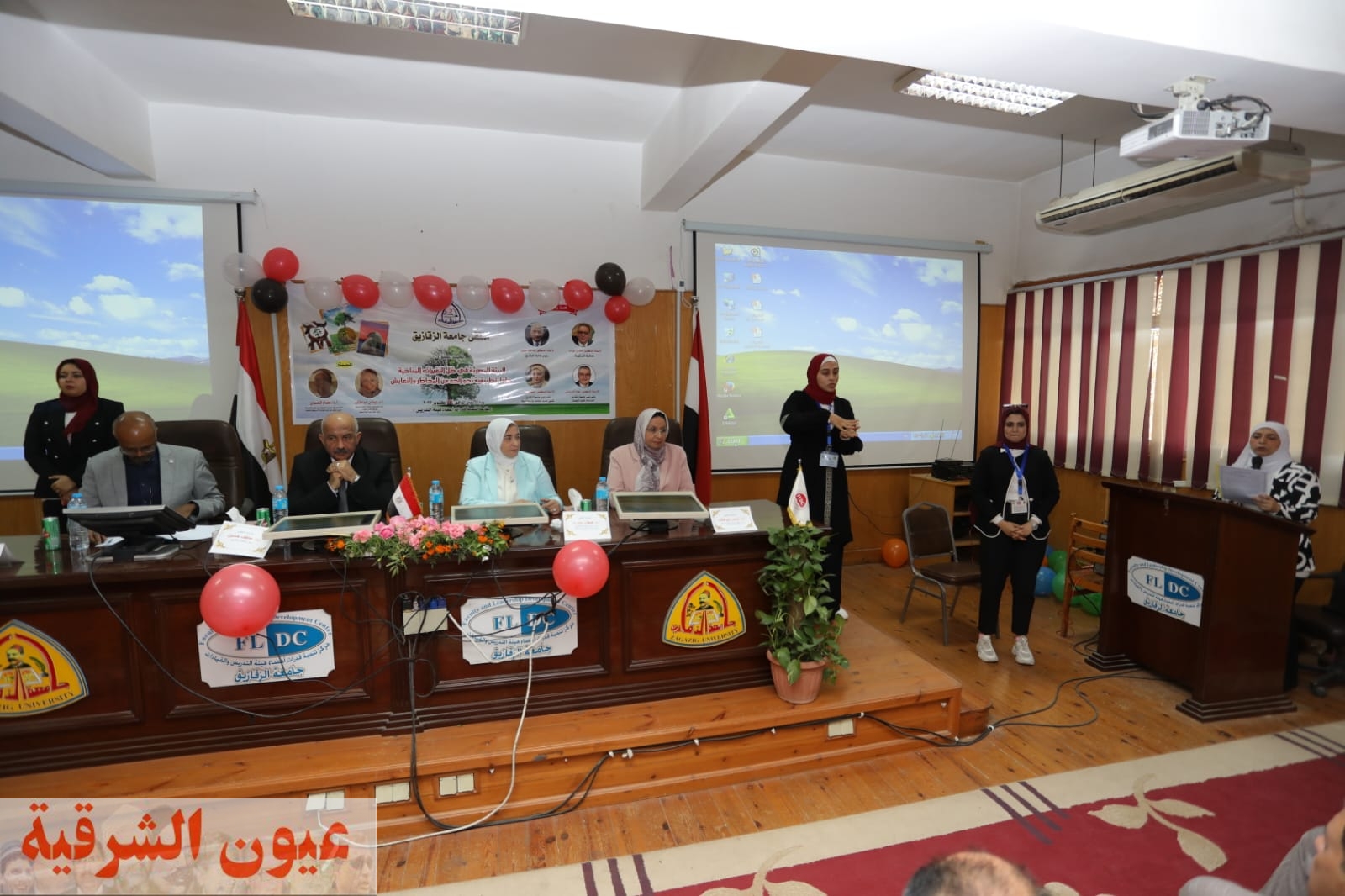 رئيس جامعة الزقازيق يشهد فعاليات ملتقى « البيئة المصرية في ظل التغيرات المناخية وحلول تطبيقية نحو الحد من المخاطر والتعايش »