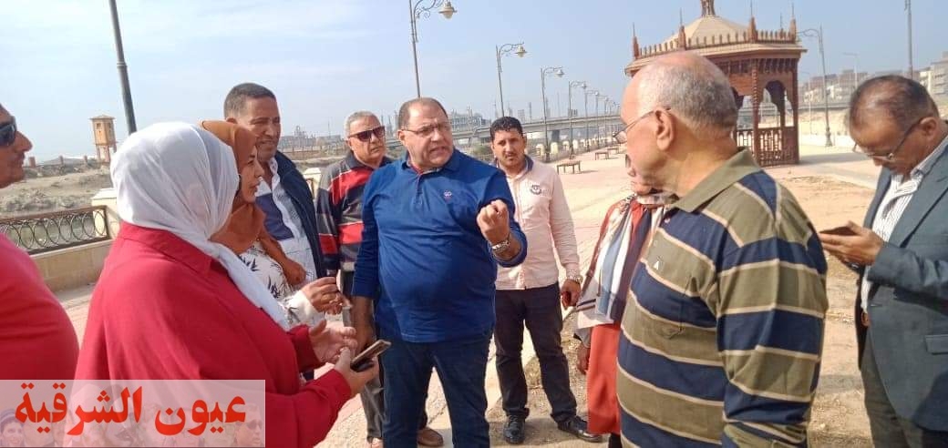 السكرتير العام ببورسعيد يقوم بالمتابعة الميدانية للمشروعات الجاري تنفيذها