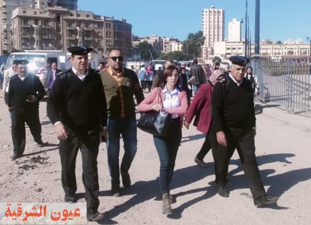 حملات مكبرة لإزالة الإشغالات المؤقتة بميدان محطة مصر بالإسكندرية 