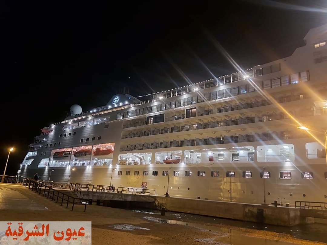 ميناء بورسعيد السياحي يستقبل أكبر سفن عائلة سيلفر سي