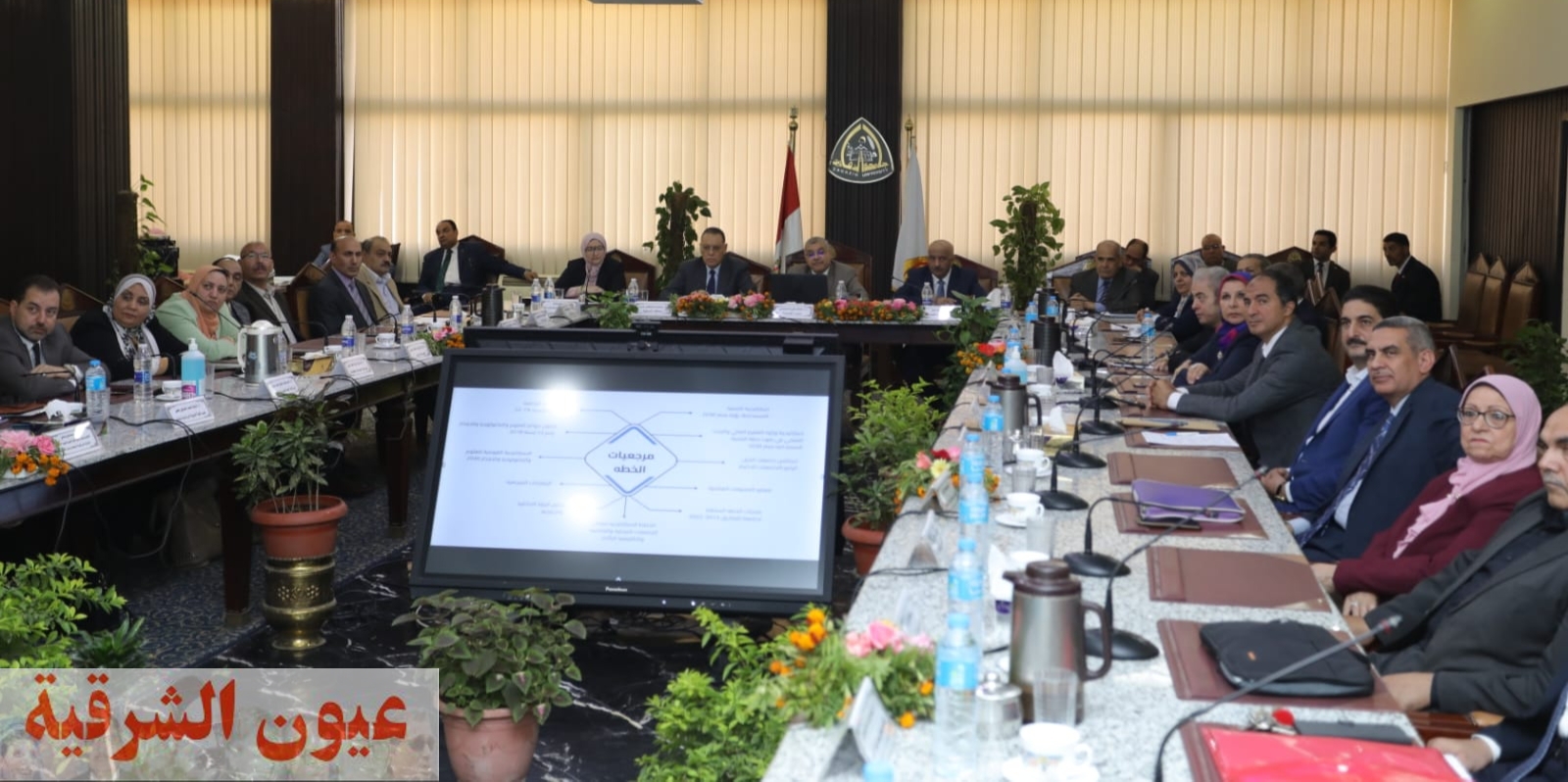 مجلس جامعة الزقازيق يناقش الخطة الإستراتيجية الشاملة للجامعة « نحو جامعات الجيل الرابع فى ضوء رؤية مصر ٢٠٣٠»