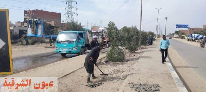 محافظة الفيوم: حملة مكبرة للنظافة ورفع القمامة والمخلفات بالطريق الدائري