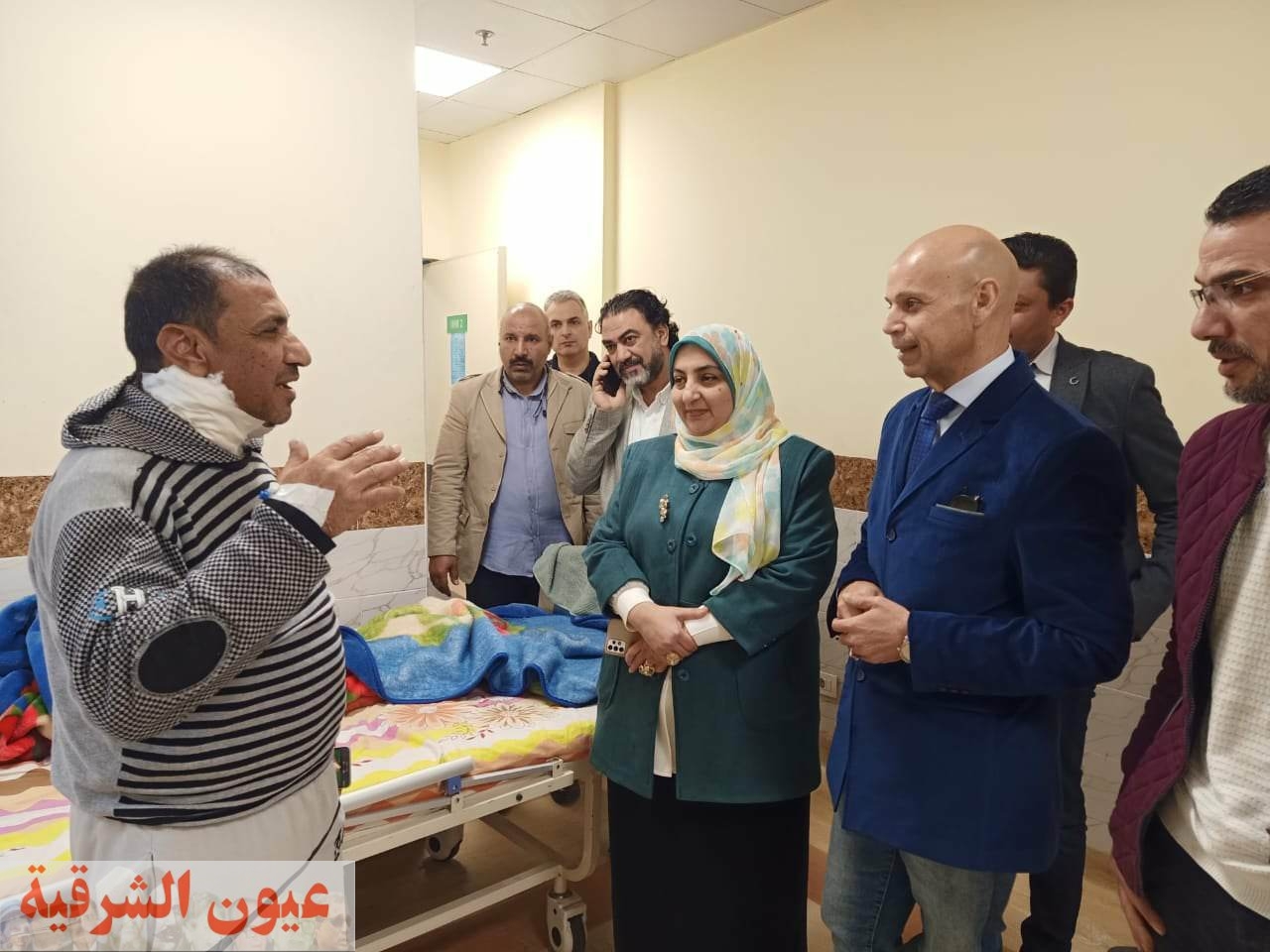 مسعود فى زيارة لمستشفى الأحرار التعليمي لبحث احتياجات المستشفي