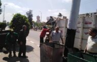 رئيس حي ثان الزقازيق يتابع أعمال النظافة بشارع جمال عبدالناصر