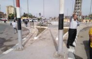 رئيس حي ثان الزقازيق يتابع أعمال النظافة بمنطقة كورنيش الجامعة
