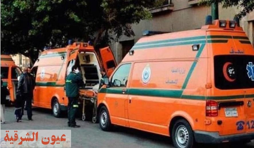 إصابة أب ونجليه في حادث بمدينة بني سويف