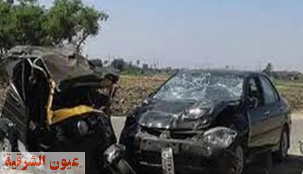 إصابة 4أشخاص إثر حادث تصادم توكتوك بسيارة ملاكي في الشرقية