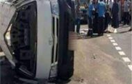 وفاة شخصين إثر انقلاب سيارة بمدينة 6 أكتوبر