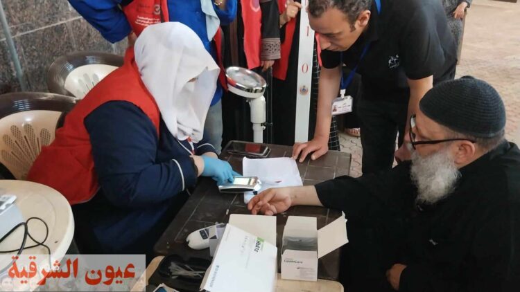 انتشار مكثف للفرق الطبية بالمبادرة الرئاسية ١٠٠ يوم صحة بمحافظة الشرقية
