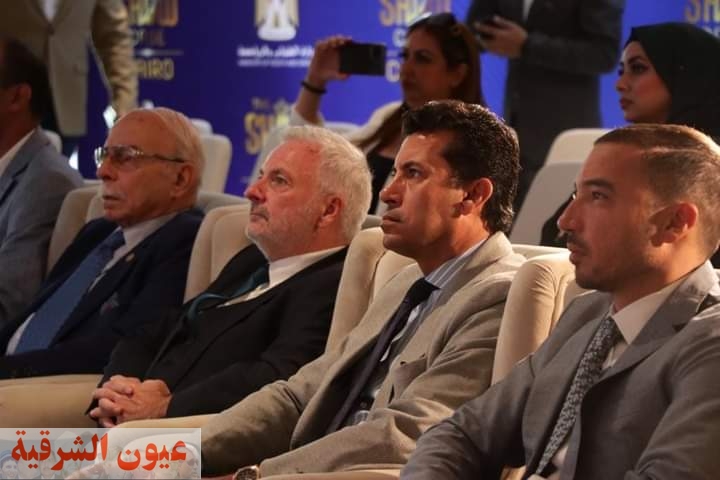 وزير الشباب يشهد المؤتمر الصحفي للاعلان عن مشروع اكتشاف المواهب الرياضة المصرية بكرة القدم