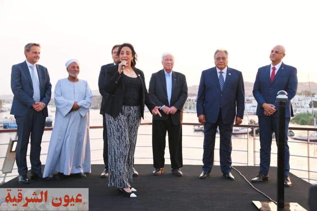 نائب وزير السياحة تشارك في افتتاح أحد الفنادق العائمة بأسوان