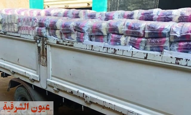 ضبط 8 طن أرز أبيض مجهول المصدر في الشرقية