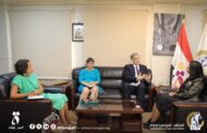 الدكتورة مايا مرسي تستقبل السفير بيتر موايما سفير هولندا بالقاهرة 
