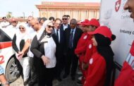 وزيرة التضامن تتفقد نقطة الخدمات الإنسانية للهلال الأحمر المصري باسوان