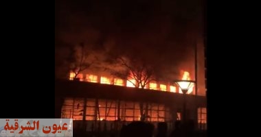 السيطرة  على حريق بمصنع أخشاب في مدينة 6 أكتوبر