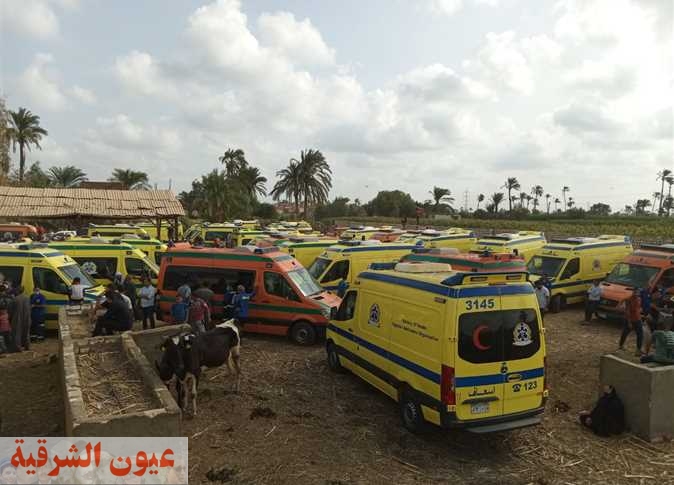 بني سويف تتشح بالسواد خلال تشييع جثامين 74 شخصًا جراء إعصار ليبيا