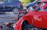 إصابة 8 في حادث تصادم بين سيارة ودراجة بخارية بمدخل مدينة سوهاج الجديدة
