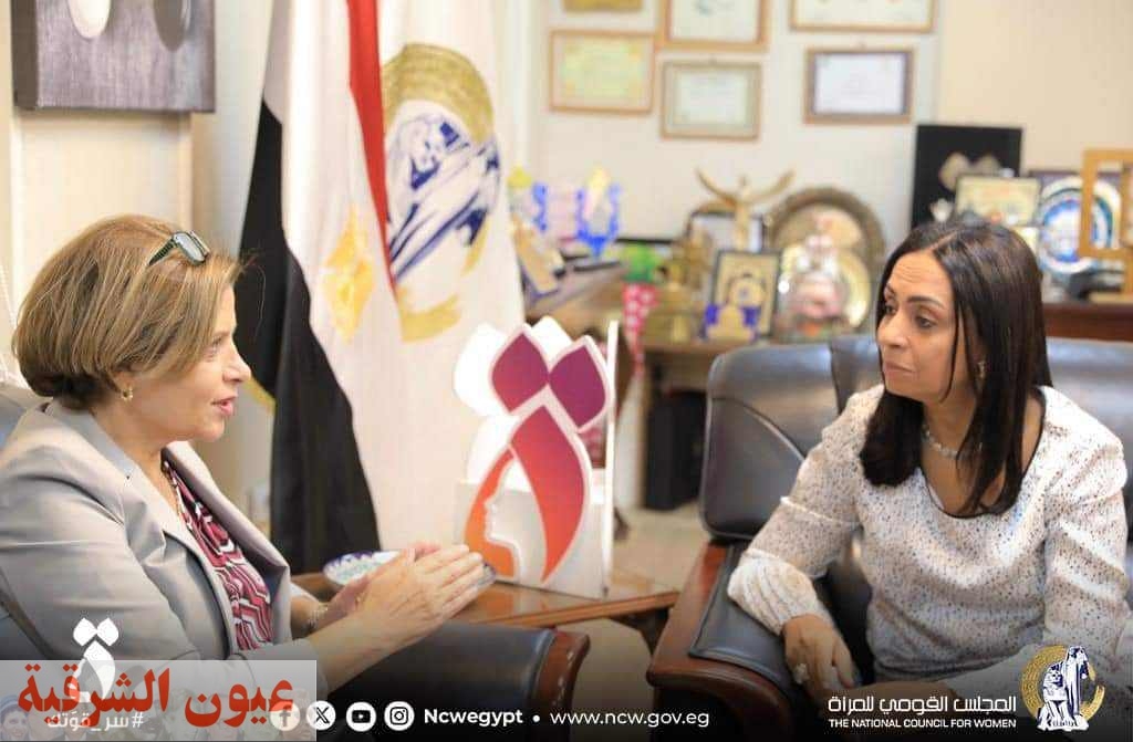 تجتمع رئيسة المجلس القومي للمرأة مع مديرة التنمية البشرية