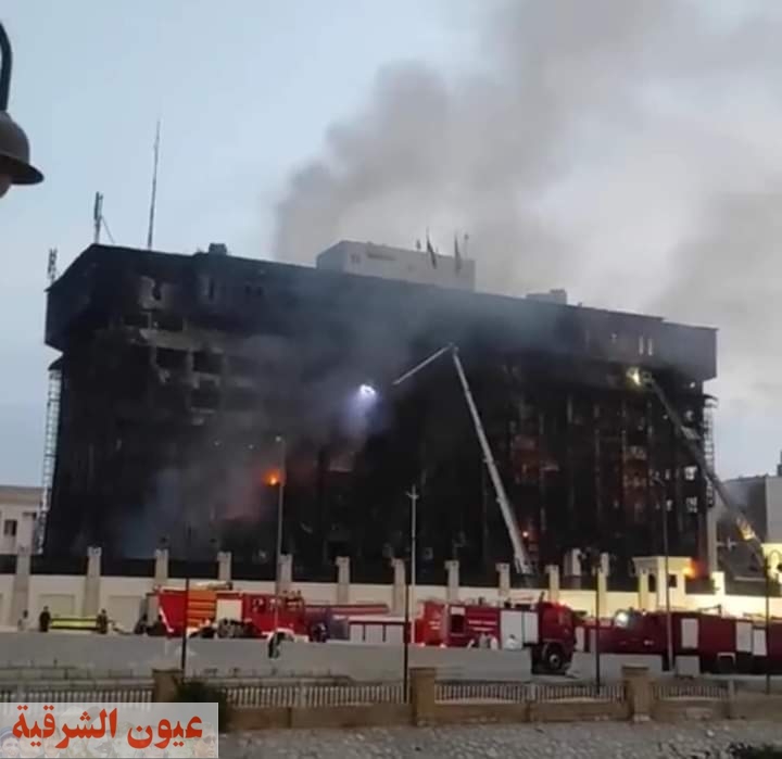 تم السيطرة عليه.. اندلاع حريق ضخم بمديرية الأمن في الإسماعيلية