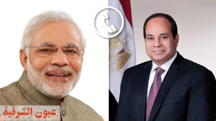 السيسي يتلقى اتصالاً هاتفياً من رئيس وزراء الهند لمتابعة المستجدات في قطاع غزة