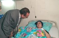 محافظ شمال سيناء ونائبه يزوران الجرحى الفلسطينيين في مستشفى العريش العام