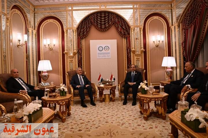 السيسي يبحث مع الرئيس العراقي عدد من القضايا العربية والإقليمية 
