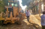 محافظة المنيا تنفذ حملات مكثفة للنظافة وتمهيد الطرق والشوارع الرئيسية