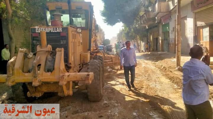 محافظة المنيا تنفذ حملات مكثفة للنظافة وتمهيد الطرق والشوارع الرئيسية