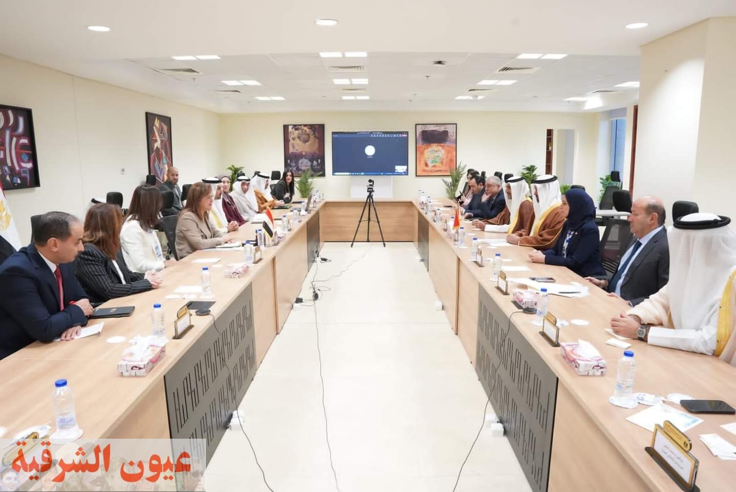 وزيرة التخطيط تناقش سبل التعاون المشترك مع وفد وزاري بحريني