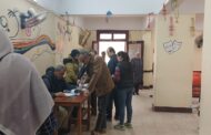 توافد المواطنين بكثافة على اللجان الانتخابية بمدرسة عمر الفاروق 
