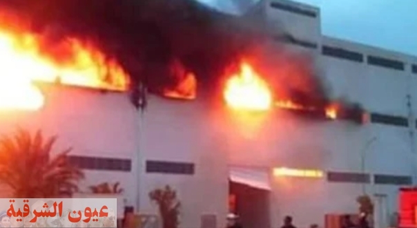 نشوب حريق داخل مصنع ملابس بمنشية ناصر