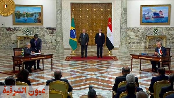 السيسي ونظيره البرازيلي يشهدان توقيع عدد من الاتفاقيات بين مصر والبرازيل