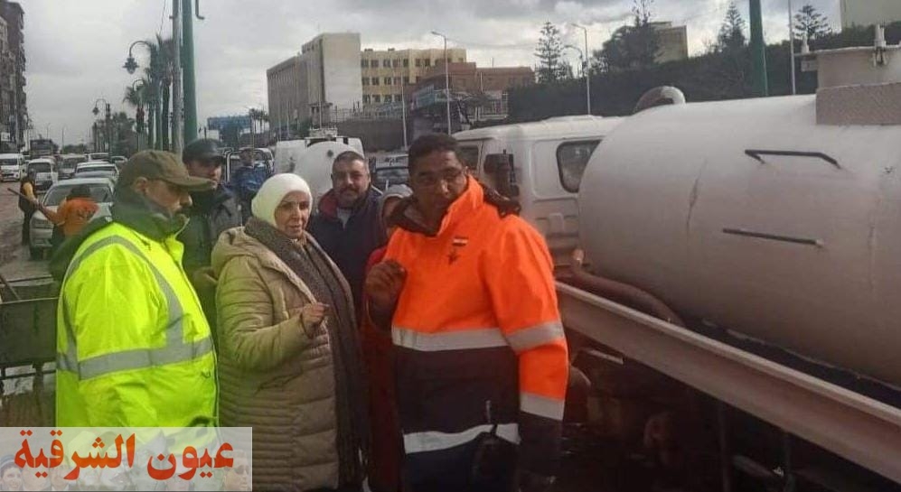 محافظ الإسكندرية يشدد على الأجهزة التنفيذية بتصريف مياه الأمطار 