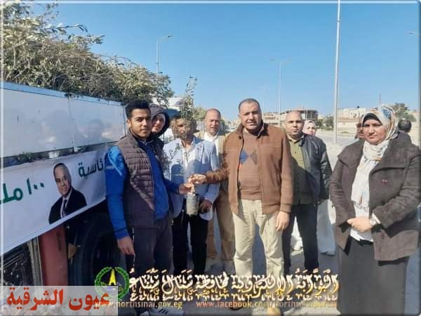 محافظ شمال سيناء يعلن استلام 106 ألف شجرة ضمن المبادرة الرئاسية