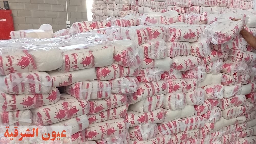 مديرية التموين بالقليوبية توزع 168 طن سكر المبادرة بسعر 27جنيه للكيلو