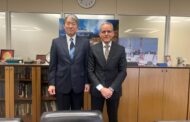 رئيس هيئة الرقابة النووية يلتقي نظيره الياباني لبحث أوجه التعاون المستقبلية بينهم