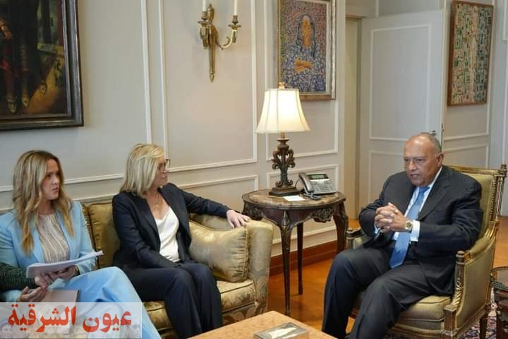 وزير الخارجية يستقبل كبيرة منسقي الأمم المتحدة للشئون الإنسانية في غزة
