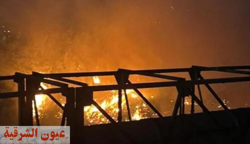 حريق جزيرة نيلية امام مستشفى السلام الدولي بالمعادي
