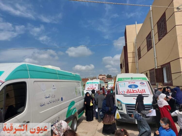 الصحة بدمياط تطلق قافلة طبية للكشف بالمجان على أهالي قرية الناصرية
