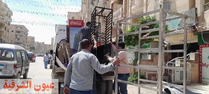 محافظة الجيزة ترفع 1400 حالة إشغال للمحلات والمقاهي 
