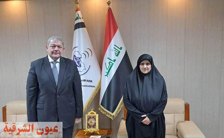 السفير المصري في بغداد يبحث مع وزير الاتصالات العراقية علاقات التعاون مع العراق