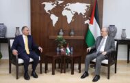 سفير مصر في رام الله يلتقي رئيس الوزراء وزير الخارجية الفلسطيني