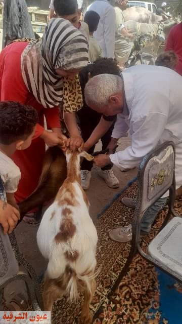 بيطري الشرقية ينظم قافلة طبية مجانية لتنمية الريف المصري في مشتول