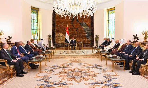 السيسي ورؤساء البرلمانات العربية يستعرضون التحديات الراهنة التي تحتم تكاتف الدول العربية لمواجهتها