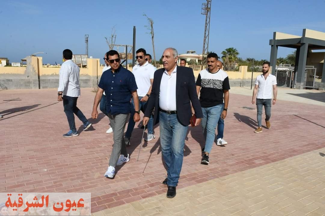 وزير الشباب والرياضة يتفقد معسكر نزل الشباب بمدينة الطور تمهيداً لأفتتاحه