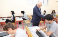 حجازي يتابع سير امتحانات صفوف النقل بمدرسة مصطفي كامل في بدر